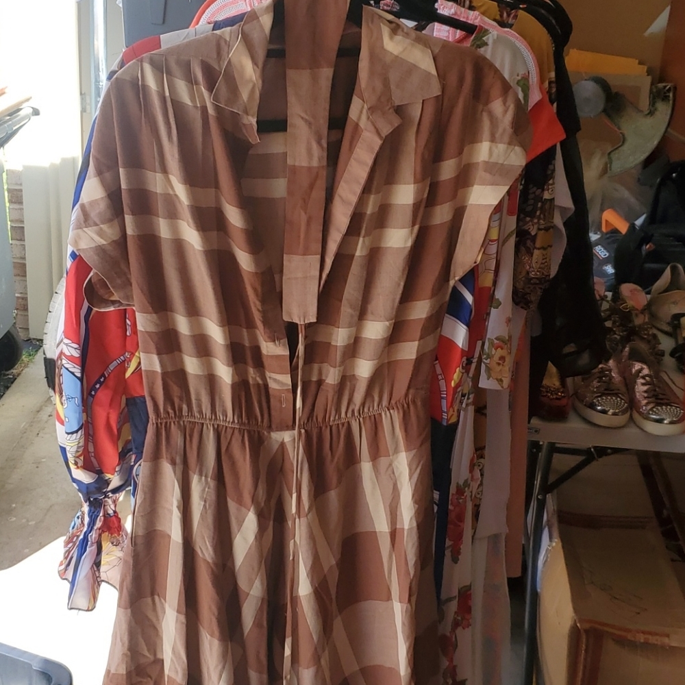 Vintage Christian Dior Belted Dress